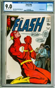 The Flash #198 (1970) CGC 9.0! OWW Pages!