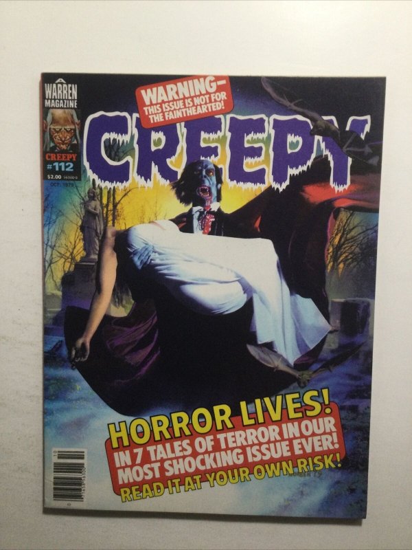 Creepy 112 Very Fine Vf 8.0 Oct 1979 Warren Magazine