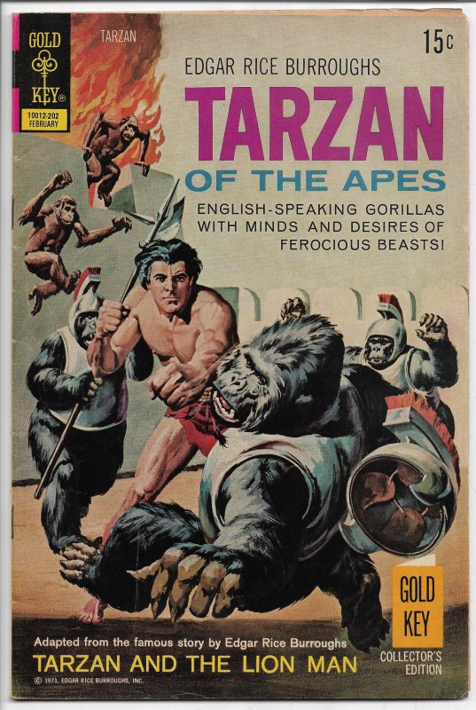 Tarzan #206 - Bronze Age - (VG+) Feb., 1972