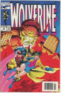 Wolverine #74 (1988) - 9.0 VF/NM *Jubilee's Revenge* Newsstand 