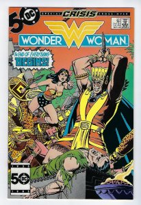 WONDER WOMAN#327 (1985) DC COMICS Heck & Barreto Art, Nice VF+ White Pages