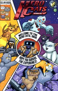 Hero Cats #20 VF/NM ; Action Lab | X-Men 139 Tribute