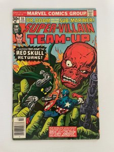 Super Villain Team-Up # 10 FN Marvel Comic Book Dr. Doom Red Skull 1 J242