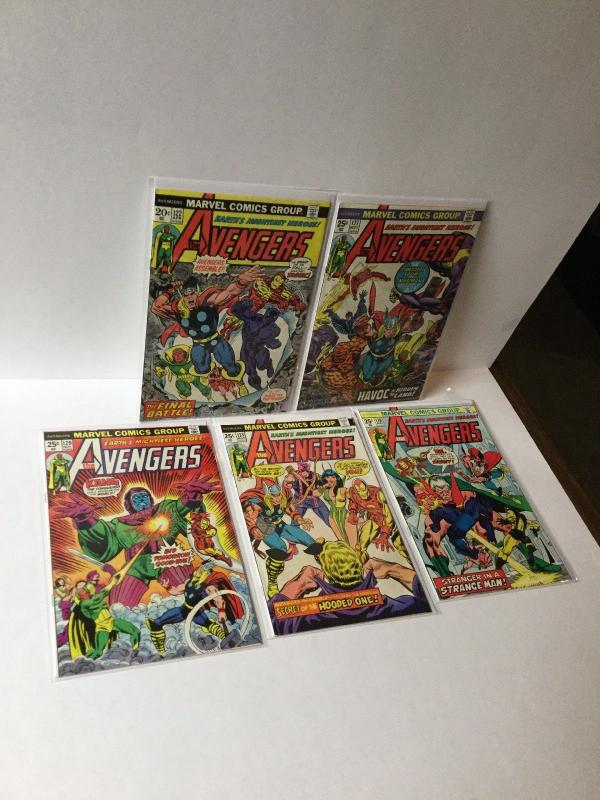 The Avengers 122 127 129 133 138 8.0 Vf Very Fine Or Better A21