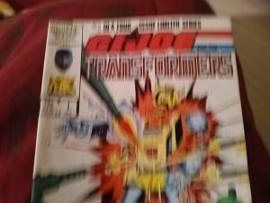 GI JOE and THE TRANSFORMERS #1 Limited Series Marvel Comics 1987 Movie Coming!