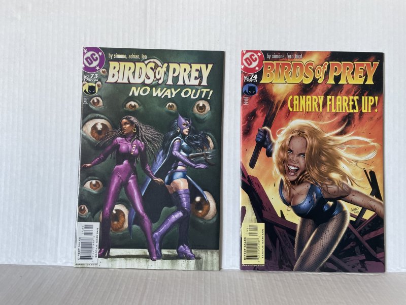 Birds of Prey #73 and 74 (2004) Unlimited Combined Shipping