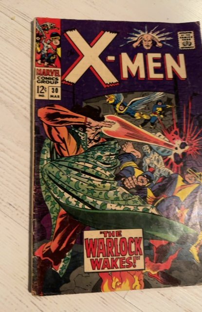 The X-Men #30 (1967)vs the warlock see description