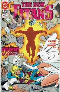 The New Titans #67 Marv Wolfman George Perez NM-