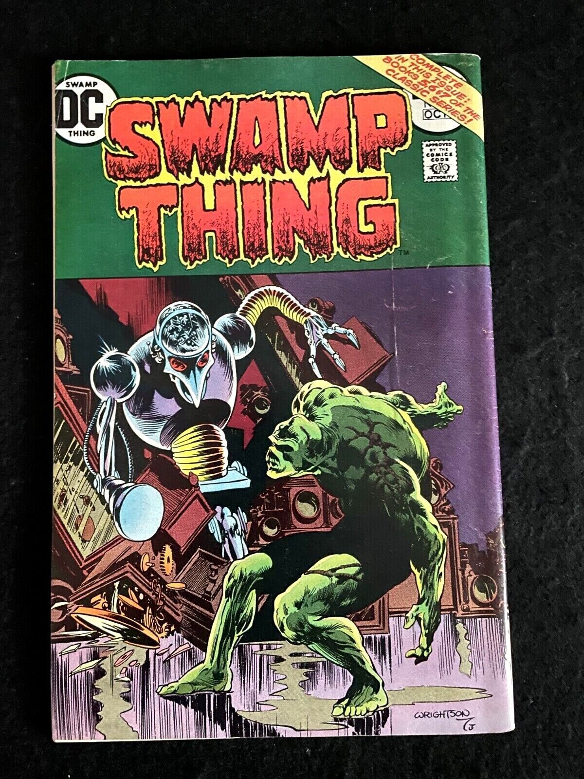 DC Special Series #17 1979 - Swamp Thing Saga 68 pages - 3 comics in 1