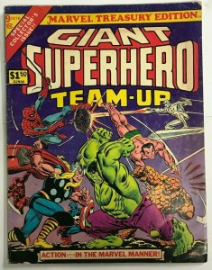 GIANT SUPERHEROES TEAM-UP TREASURY VG/FN 1976 MARVEL BRONZE AGE COMICS