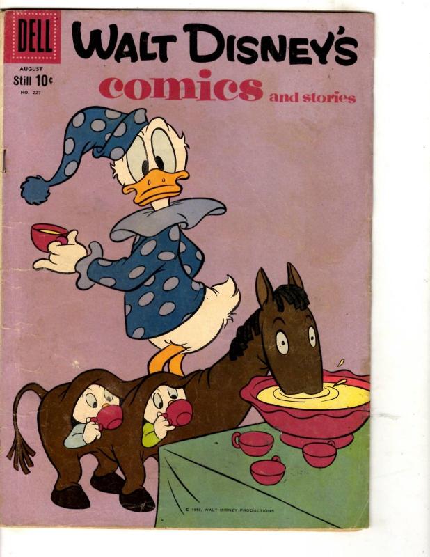 Walt Disney's Comics & Stories # 227 FN Dell Comic Book Donald Duck JL3