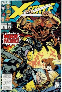 X-Force #21 (1991 v1) War-Machine Deadpool NM