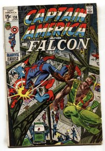 CAPTAIN AMERICA #138--1971--FALCON--Spider-Man--MARVEL COMICS