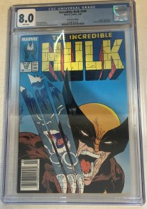 The Incredible Hulk(1988) # 340 (CGC 8.0 ) Newstand | Peter David Story