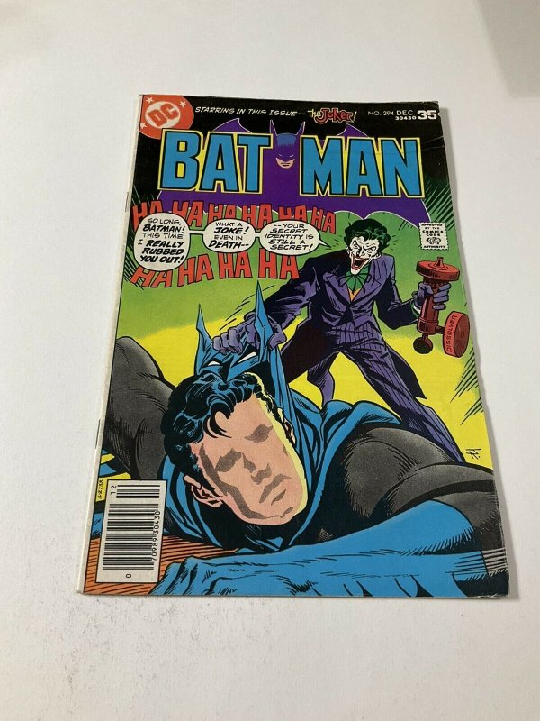 Batman 294 Fn Fine 6.0 DC Comics