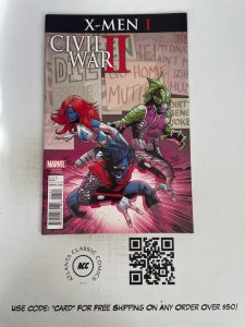 X-Men # 1 NM 1st Print Variant Cover Marvel Comic Book Civil War 2 Hulk 15 MS11