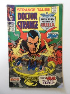 Strange Tales #156 (1967) VG- Condition! Moisture stain, 1/2 in spine split