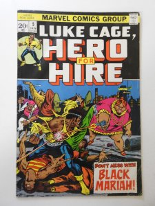 Hero for Hire #5 (1973) GD/VG Condition moisture damage, rusty staples