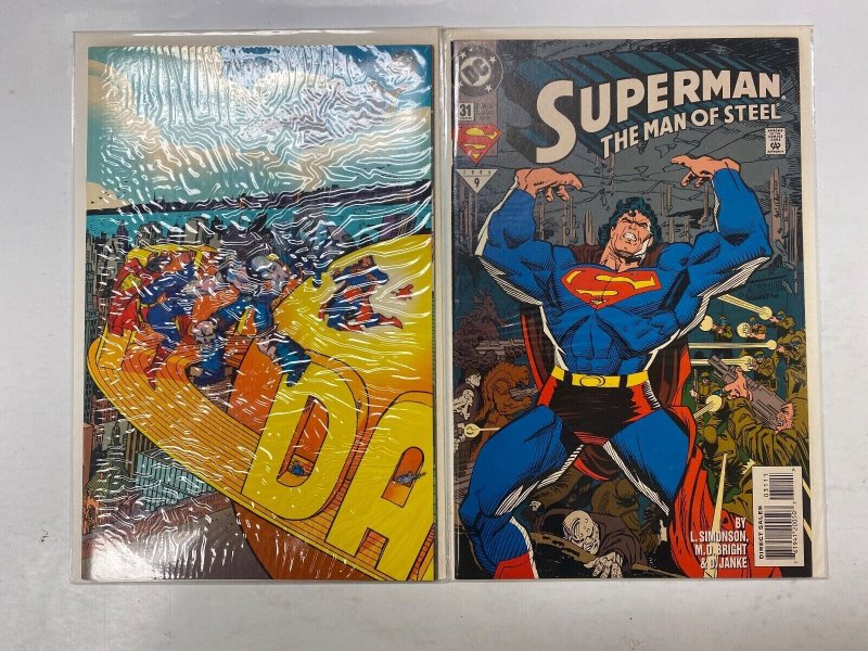 4 Superman Man Steel DC comic books #30 31 32 33 33 RC34