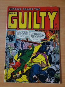 Justice Traps the Guilty #40 (Vol 5 #10) ~ GOOD VERY GOOD ~ 1952 Headline Comics