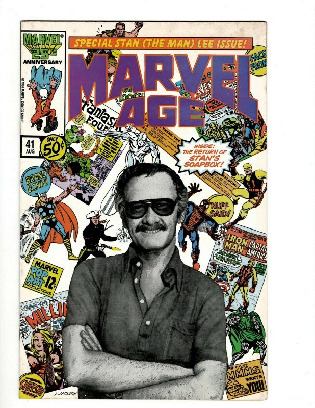 Marvel Age # 41 VF/NM Comic Book Classic Stan Lee Cover Image Avengers Hulk OF2