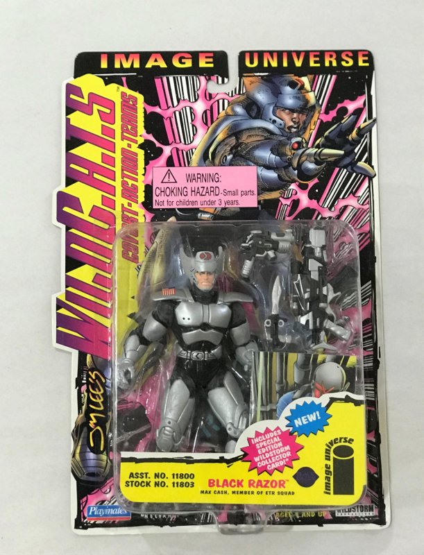 Black Razor - WildCATs Covert Action Teams Action Figure (1994 Playmates)