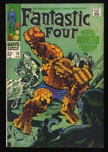 Fantastic Four #79 VG 4.0 Marvel Comics