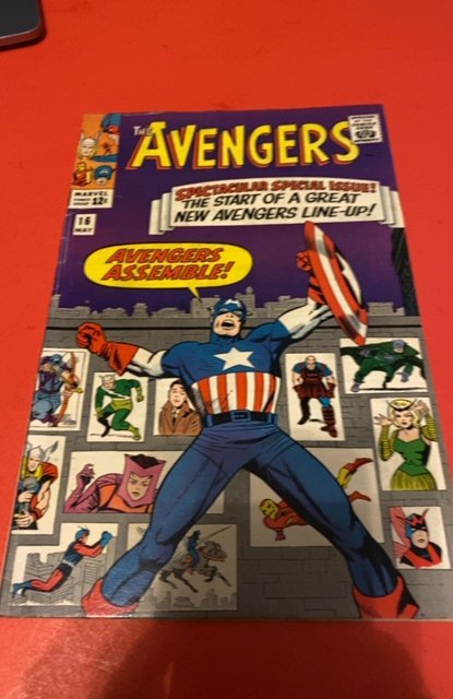 The Avengers #16 (1965) new assembled avengers