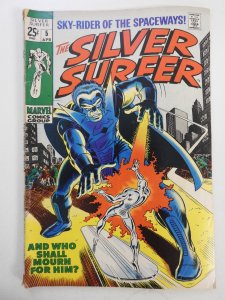 The Silver Surfer #5 (1969) Great Read! Solid GVG Condition!