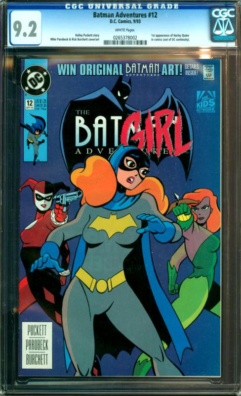 Batman Adventures #12 CGC Graded 9.2 1st Harley Quinn