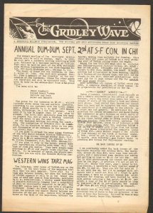 1962 Gridley Wave #5 - Edgar R. Burrough's Tarzan Newsletter - (VF+) WH