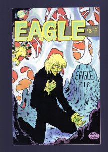 Eagle #6 - 1st. Adam Hughes Published Artwork. (8.5/9.0) 1987