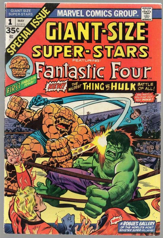 GS SUPER STARS 1 VG+ (FF) Hulk vs Thing May 1974