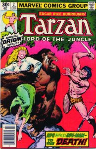 Tarzan (Marvel) #2 FN ; Marvel | Roy Thomas - John Buscema