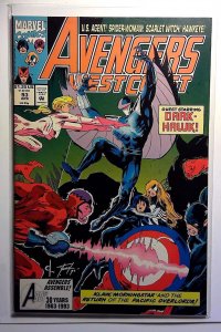 Avengers West Coast #93 1993 Marvel 8.0 Darkhawk Scarlet Witch Spider-Woman