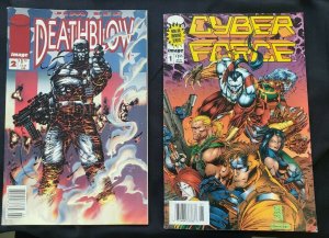 MISC IMAGE COMICS 11PC (FN) SOME ORIGINAL PACKAGING W/ CARDS, BRIGADE 1992-2001