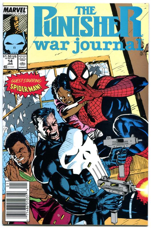 PUNISHER WAR JOURNAL #14, NM+, Jim Lee, Spider-Man, more Marvel in store