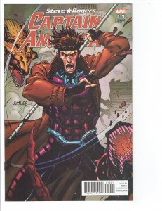 CAPTAIN AMERICA: STEVE ROGERS #19 (2017) VF Jim Lee Gambit Trading Card Variant