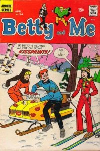 Betty And Me #34 GD ; Archie | low grade comic April 1971 Snow Skiing