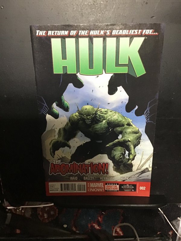 Hulk #2 Jerome Opena Cover (2014) Abomination! Rare 2nd print! High-grade! NM-