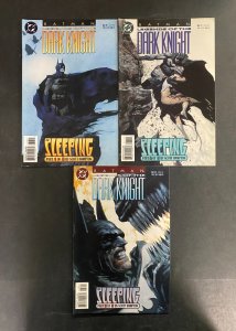 Legends of the Dark Knight (1992) #76-78 Complete VF+ Sleeping Lot