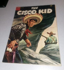 CISCO KID #27 dell western Comics 1955 golden age radio show painted cover movie