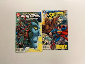 4 Superman Man of Tomorrow DC Comics Books #9 10 11 12 Stern 95 JW8