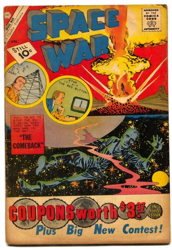 Space War #10 1961- DITKO- Mars Attacks the USA VG 