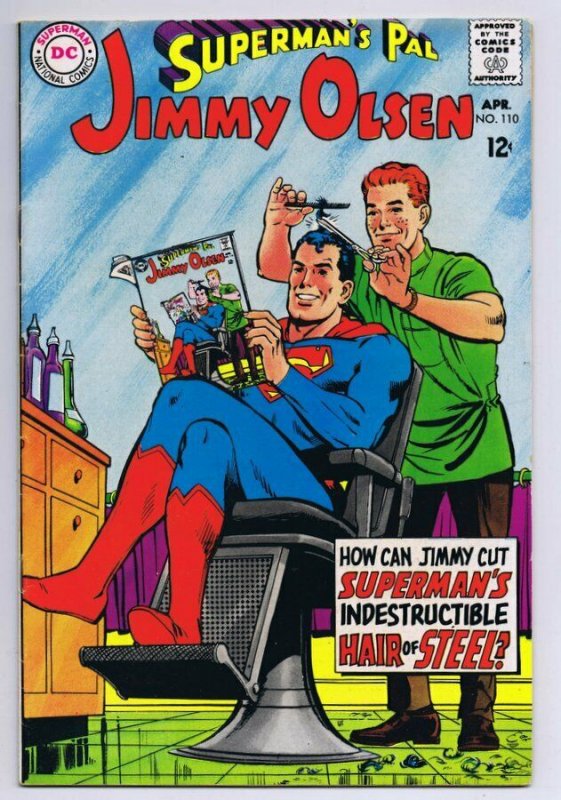 Superman's Pal Jimmy Olsen #110 ORIGINAL Vintage 1968 DC Comics 