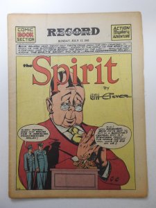 The Spirit #59 (1941) Newsprint Comic Insert Rare!