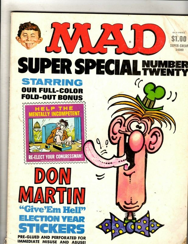 Mad #444 Mad Super Special 1981 #20 Mad #203 Mad #156 Mad #217 TPB Magazine J342