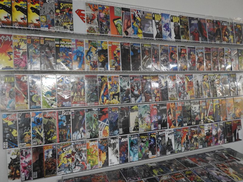 Huge Lot 140+ Comics W/ Batman, Spider-Man, X-Men, +More! Avg VF+ Condition!