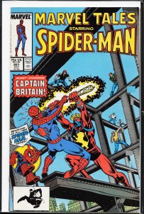 Marvel Tales #201 Direct Edition (1987) Captain Britain