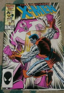 UNCANNY X-MEN # 209 1986 MARVEL  wolverine   NIMROD HOUSE OF X POWERS HELLFIRE 